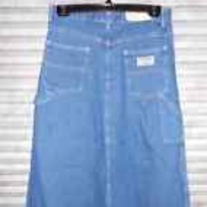 Stevenson Denim Carpenter Skirt Medium Blue